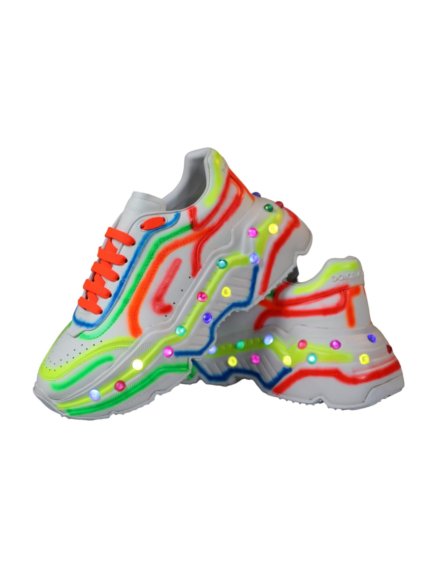 Кросівки Dolce &amp; Gabbana Multicolor Daymaster зі світлодіодним підсвічуванням