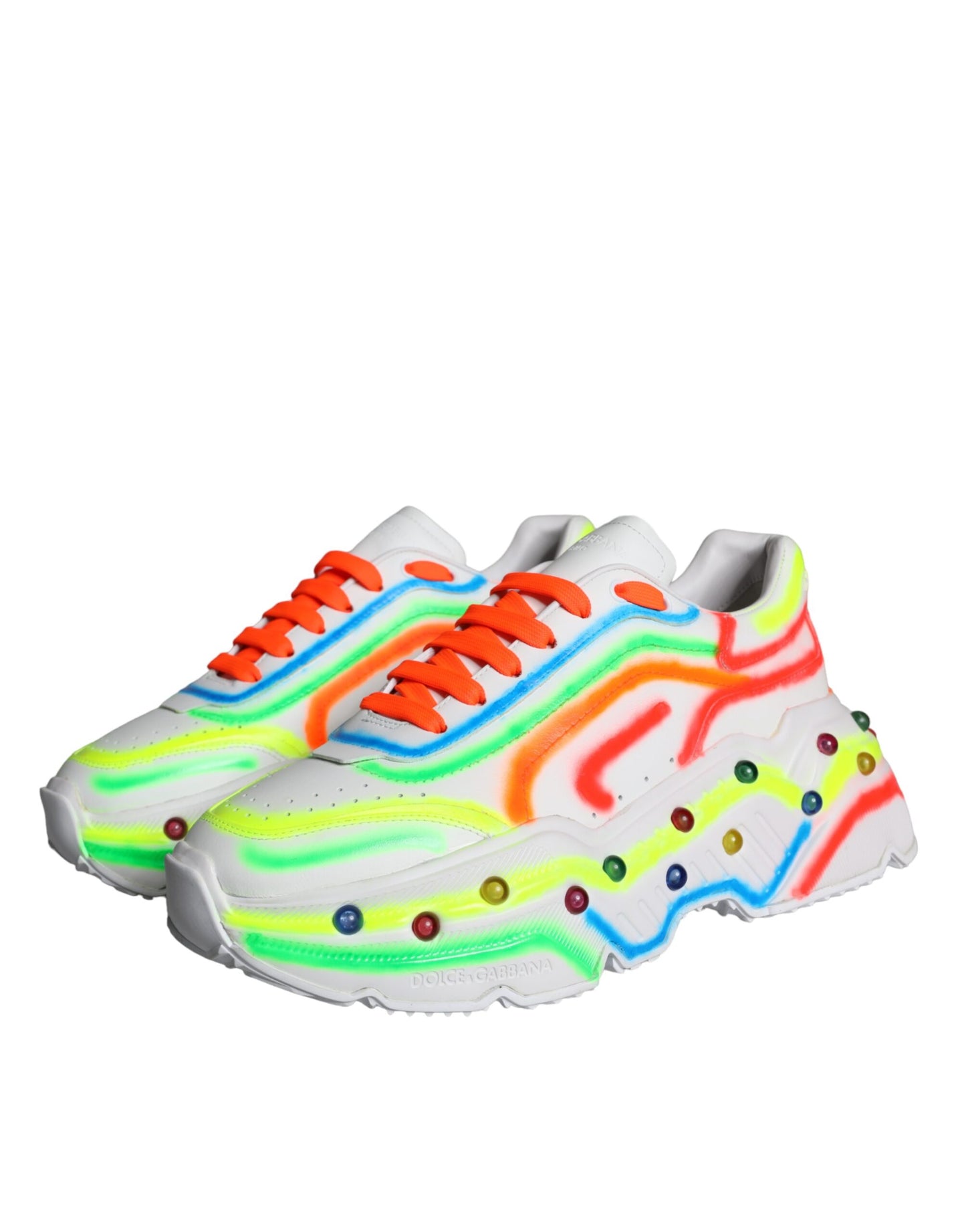 Кросівки Dolce &amp; Gabbana Multicolor Daymaster зі світлодіодним підсвічуванням