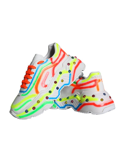 Кросівки Dolce &amp; Gabbana Multicolor Daymaster зі світлодіодним підсвічуванням