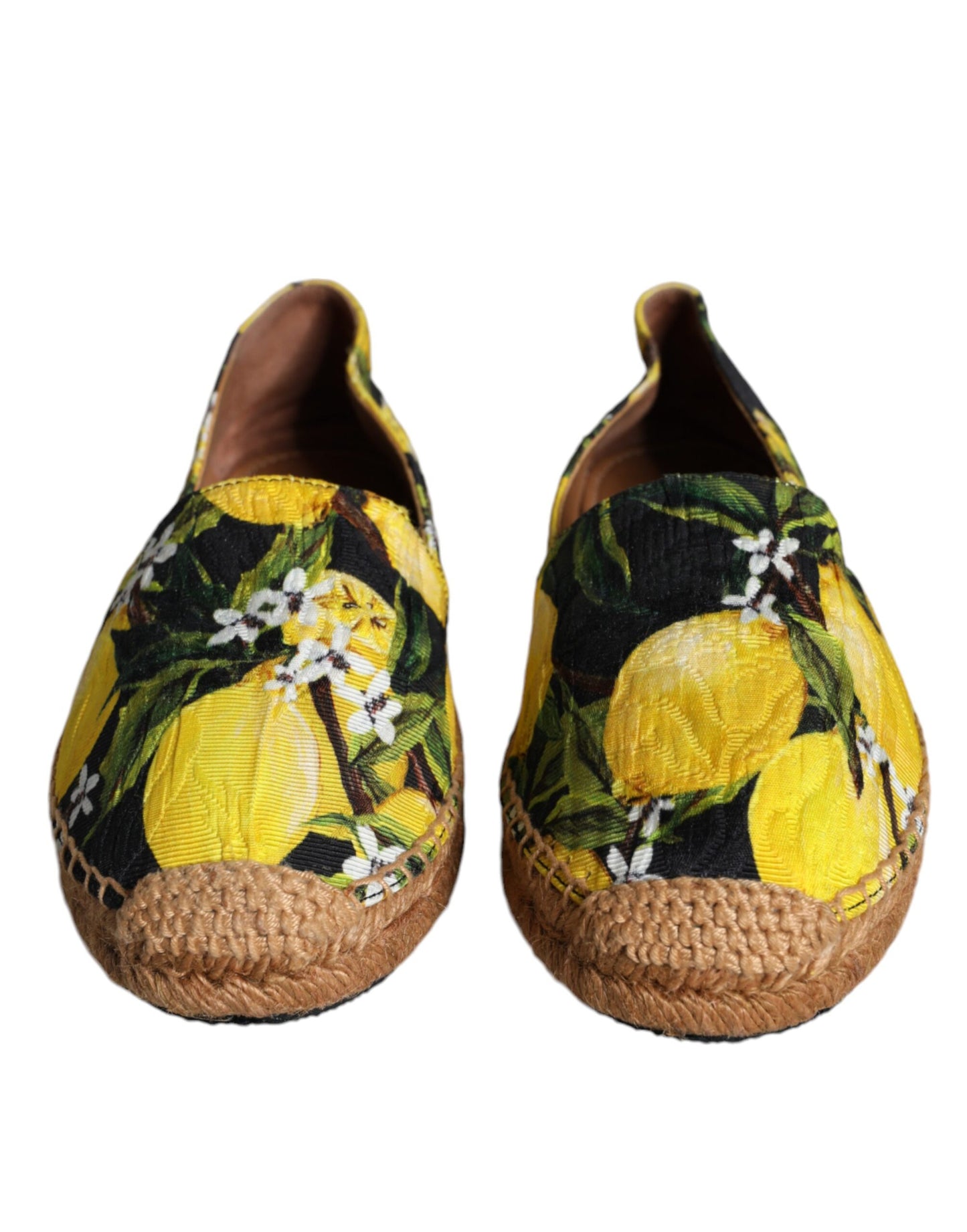 Dolce &amp; Gabbana Різнобарвні лимонні сліпони на еспадрільях