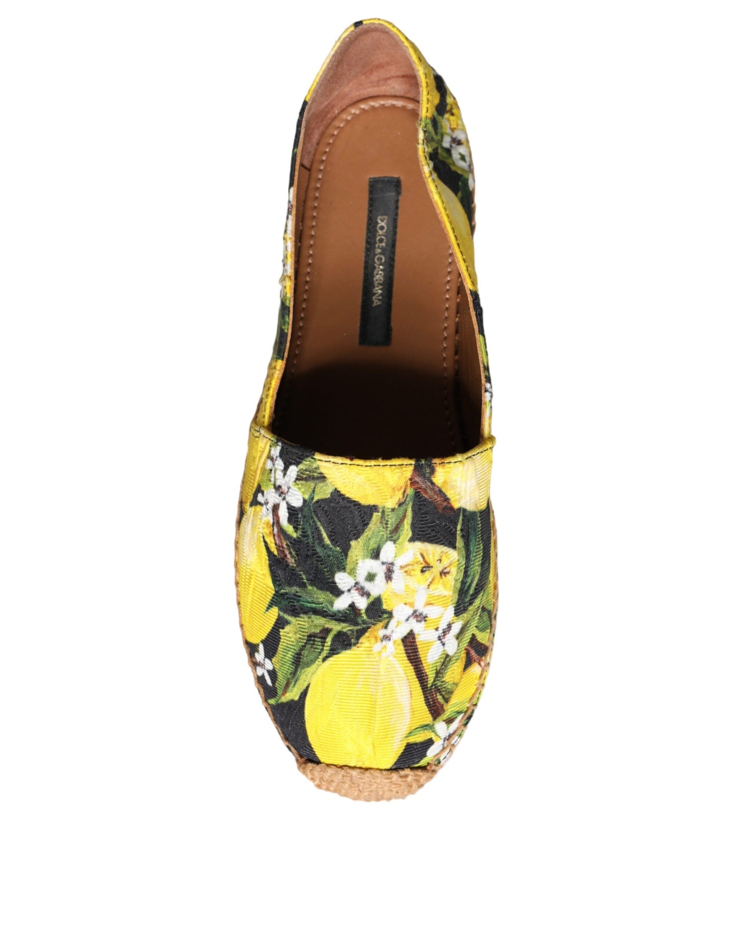 Dolce &amp; Gabbana Різнобарвні лимонні сліпони на еспадрільях