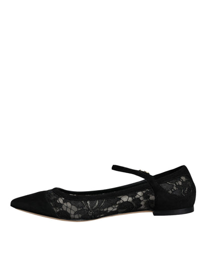 Черевики Dolce &amp; Gabbana Taormina Lace Bellucci на плоскій підошві