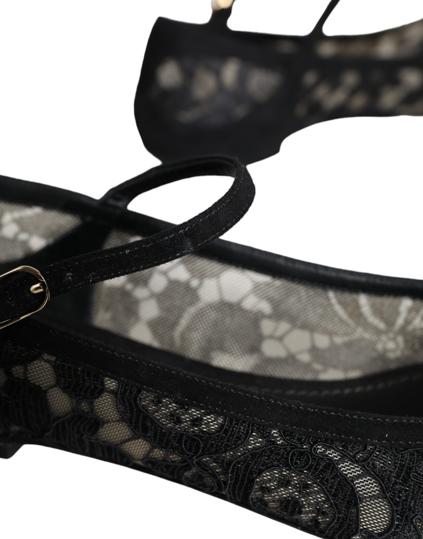 Черевики Dolce &amp; Gabbana Taormina Lace Bellucci на плоскій підошві