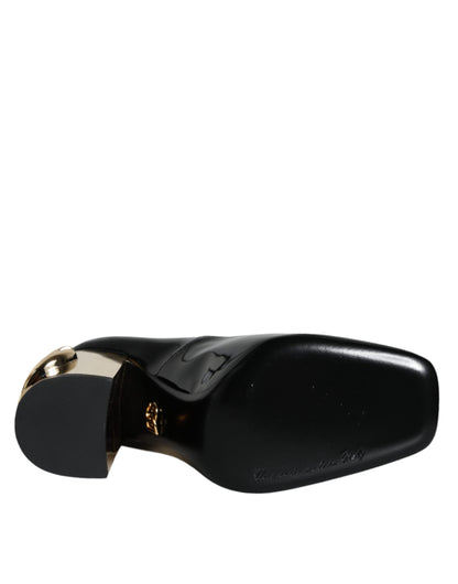 Туфлі-човники з логотипом Dolce &amp; Gabbana Black Gold