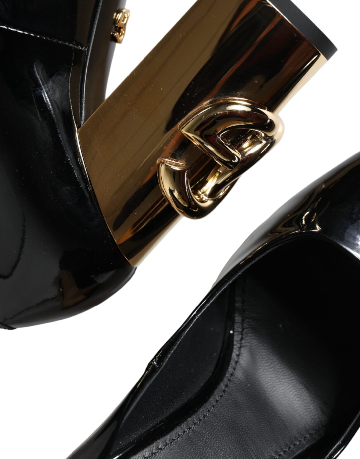 Туфлі-човники з логотипом Dolce &amp; Gabbana Black Gold