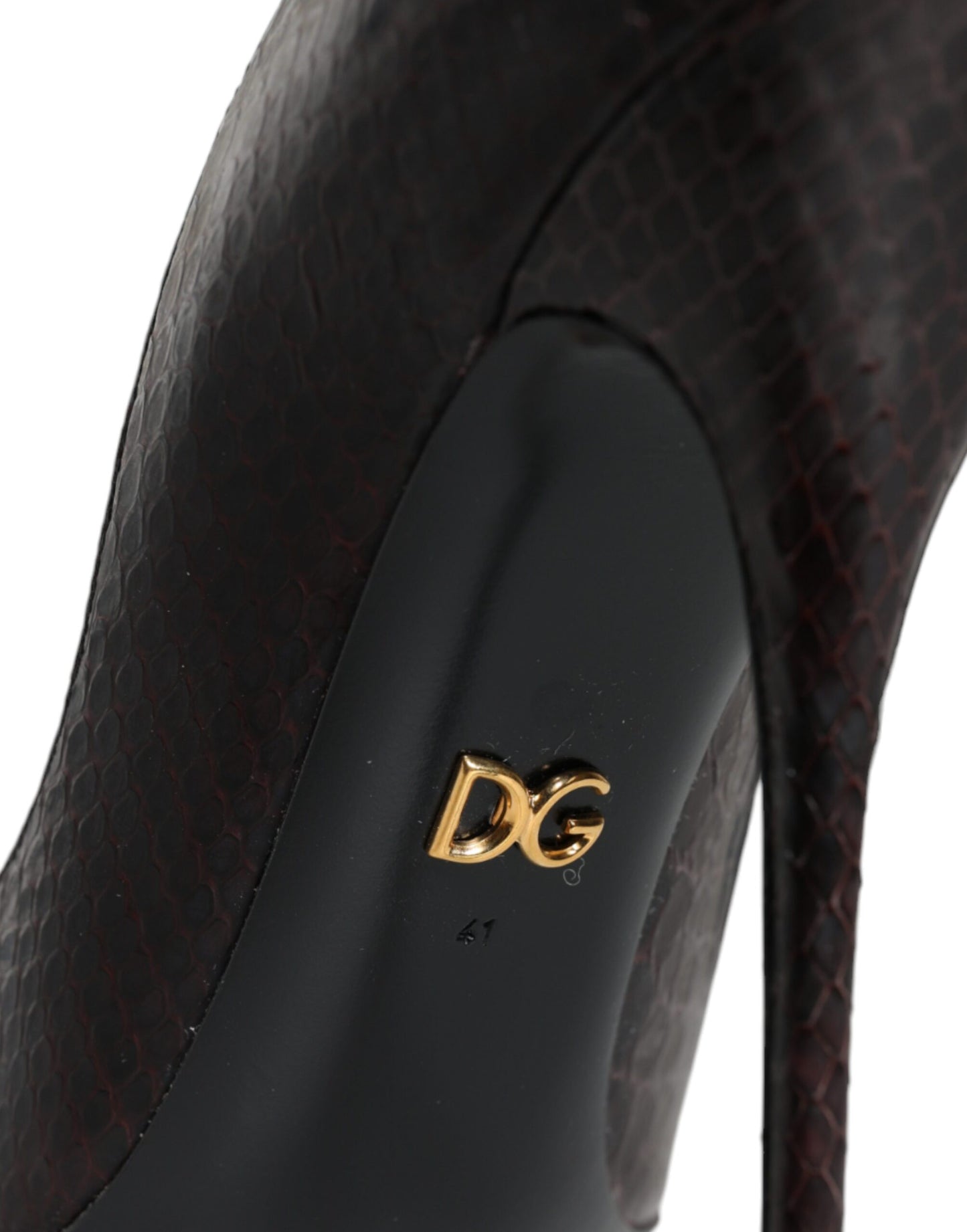 Dolce &amp; Gabbana Багатобарвна екзотична шкіра Туфлі-човники на підборах