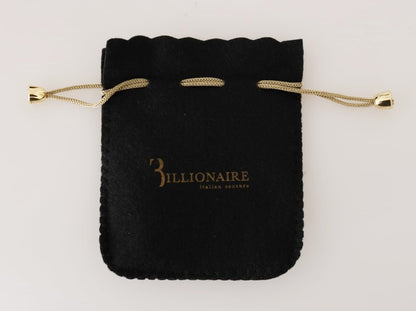 Коричневий шкіряний елегантний чоловічий гаманець Billionaire Italian Couture