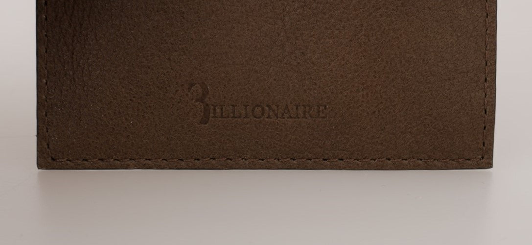 Елегантний чоловічий гаманець Billionaire Italian Couture зі шкіри горлиці