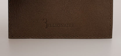 Елегантний чоловічий гаманець Billionaire Italian Couture зі шкіри горлиці