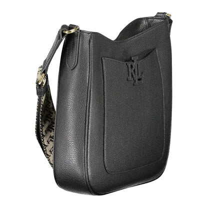 Чорна шкіряна сумочка Ralph Lauren