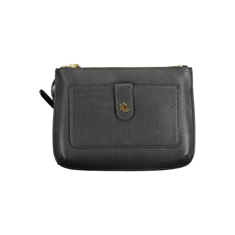 Чорна шкіряна сумочка Ralph Lauren