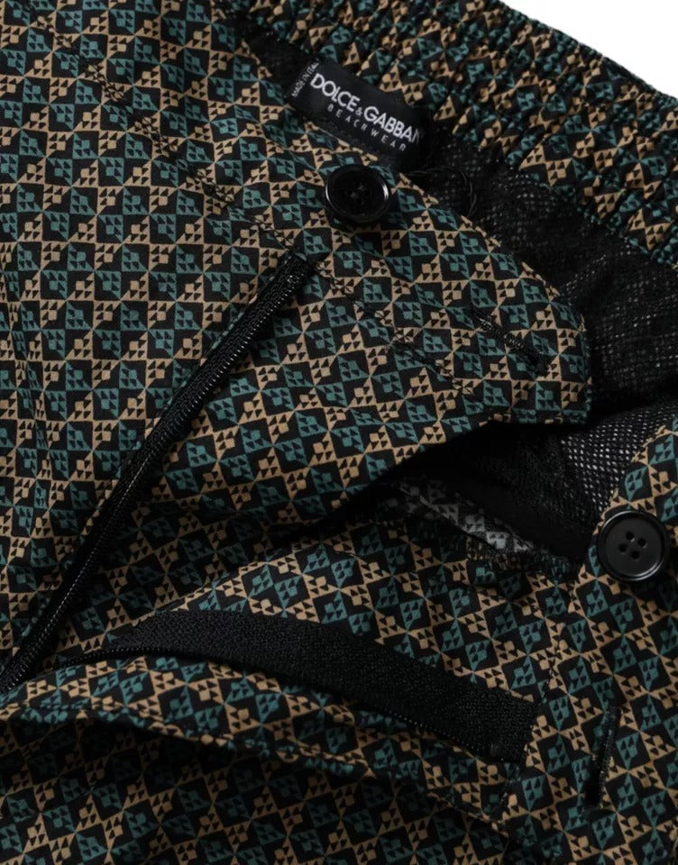 Коричневий пляжний одяг Dolce &amp; Gabbana. Шорти для плавання. Купальники