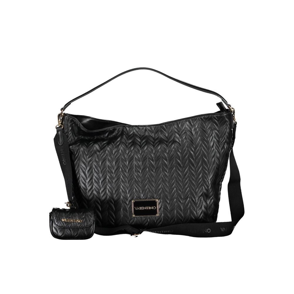 Valentino Bags Чорна поліетиленова сумочка