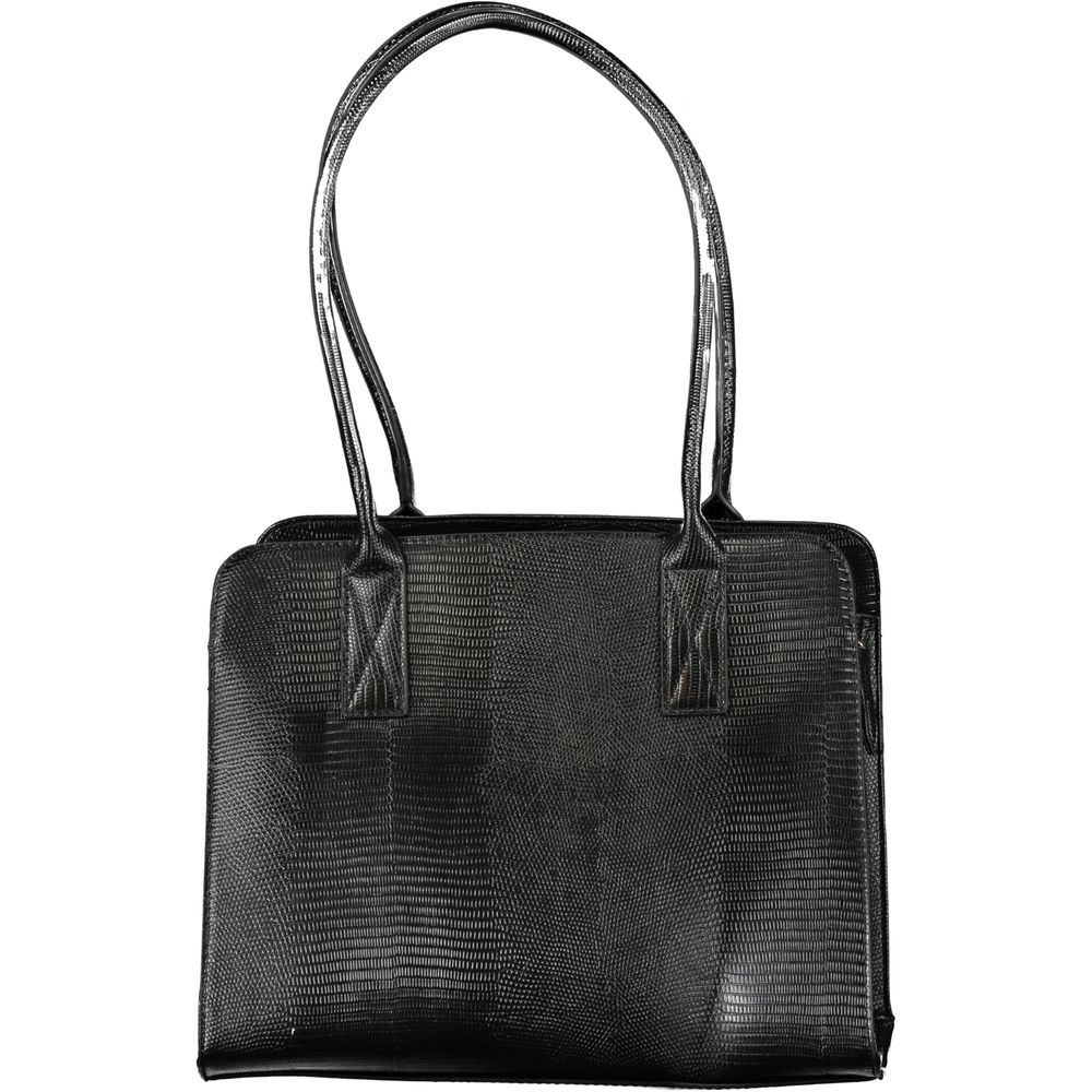 Valentino Bags Чорна поліетиленова сумочка