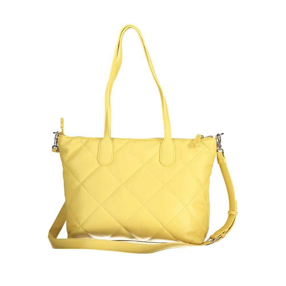 Жовта поліетиленова сумочка Valentino Bags