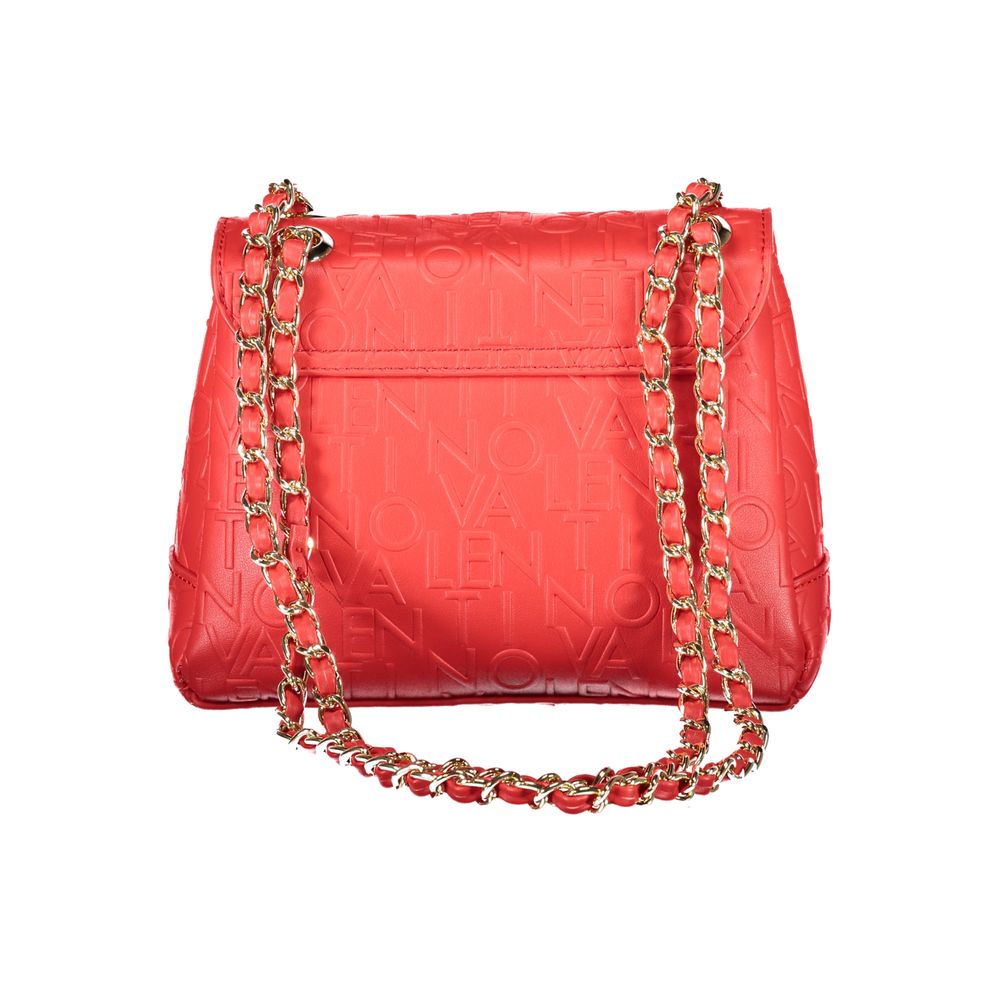 Valentino Bags Червона поліетиленова сумочка
