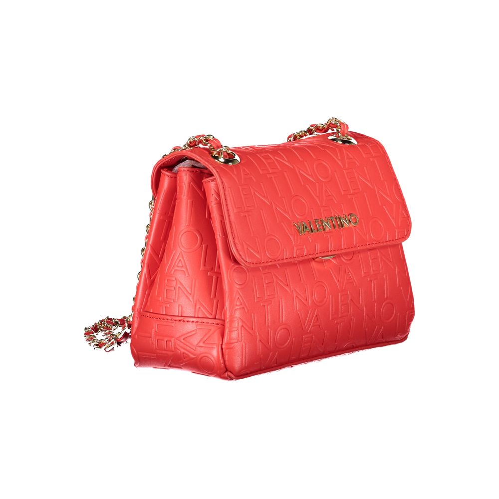 Valentino Bags Червона поліетиленова сумочка