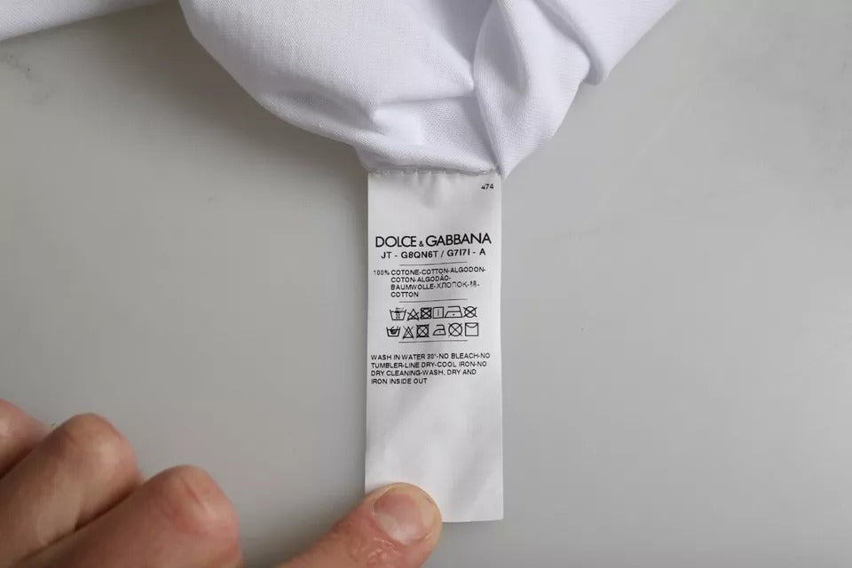 Чоловіча футболка Dolce &amp; Gabbana з круглим вирізом із камуфляжними зірками