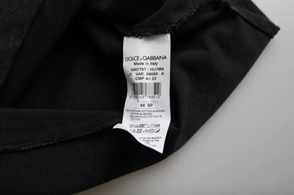 Бавовняна футболка з круглим вирізом і принтом Dolce &amp; Gabbana