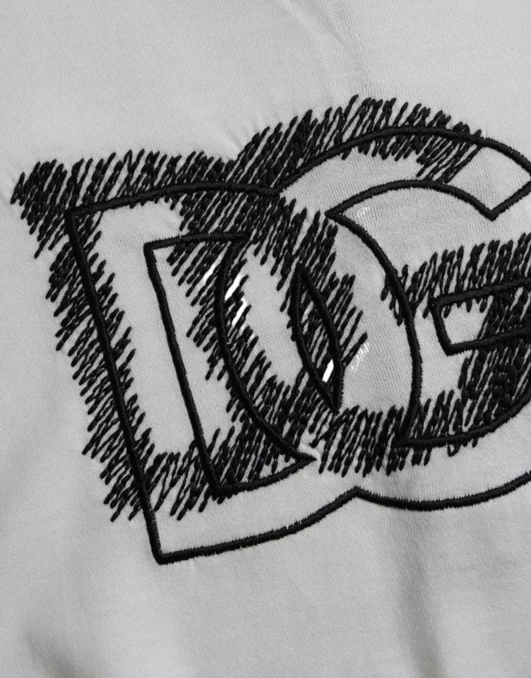 Біла футболка Dolce &amp; Gabbana з круглим вирізом і короткими рукавами