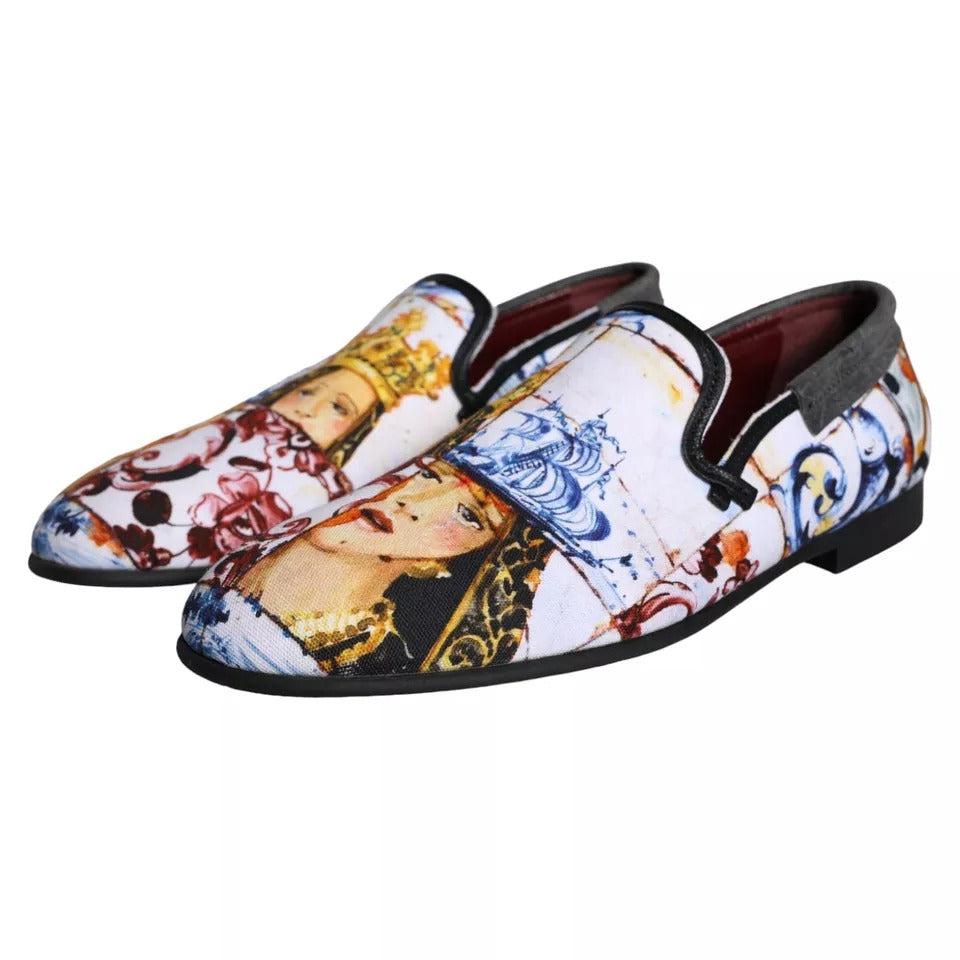 Чоловічі лофери Dolce &amp; Gabbana Multicolor Madonna Majolica Amalfi