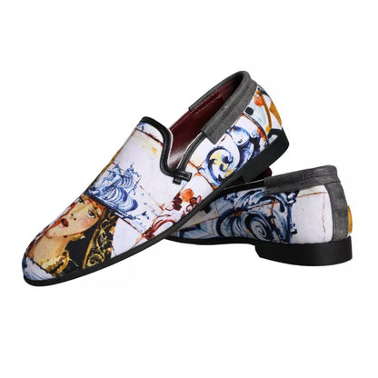 Чоловічі лофери Dolce &amp; Gabbana Multicolor Madonna Majolica Amalfi