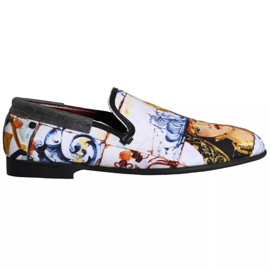 Чоловічі лофери Dolce &amp; Gabbana Multicolor Madonna Majolica Amalfi