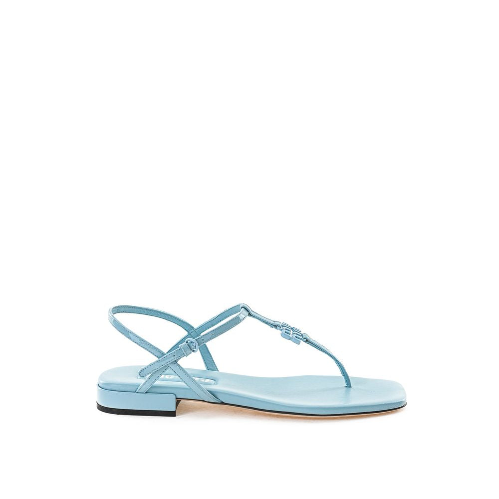 Босоніжки Miu Miu Light Blue Vernice