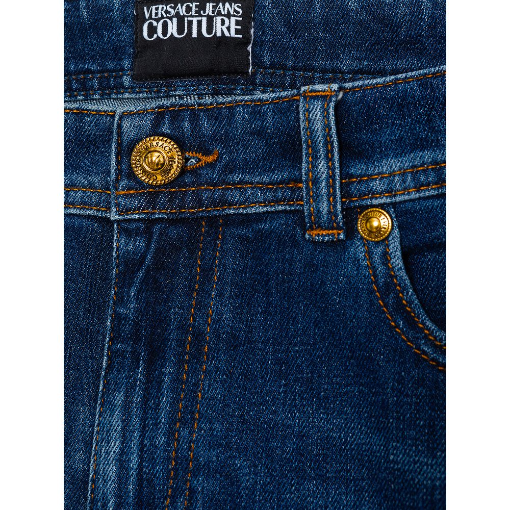 Сині бавовняні джинси та штани Versace Jeans