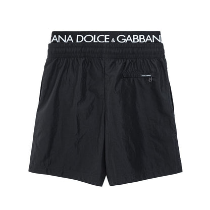 Чорний поліестеровий купальник Dolce &amp; Gabbana