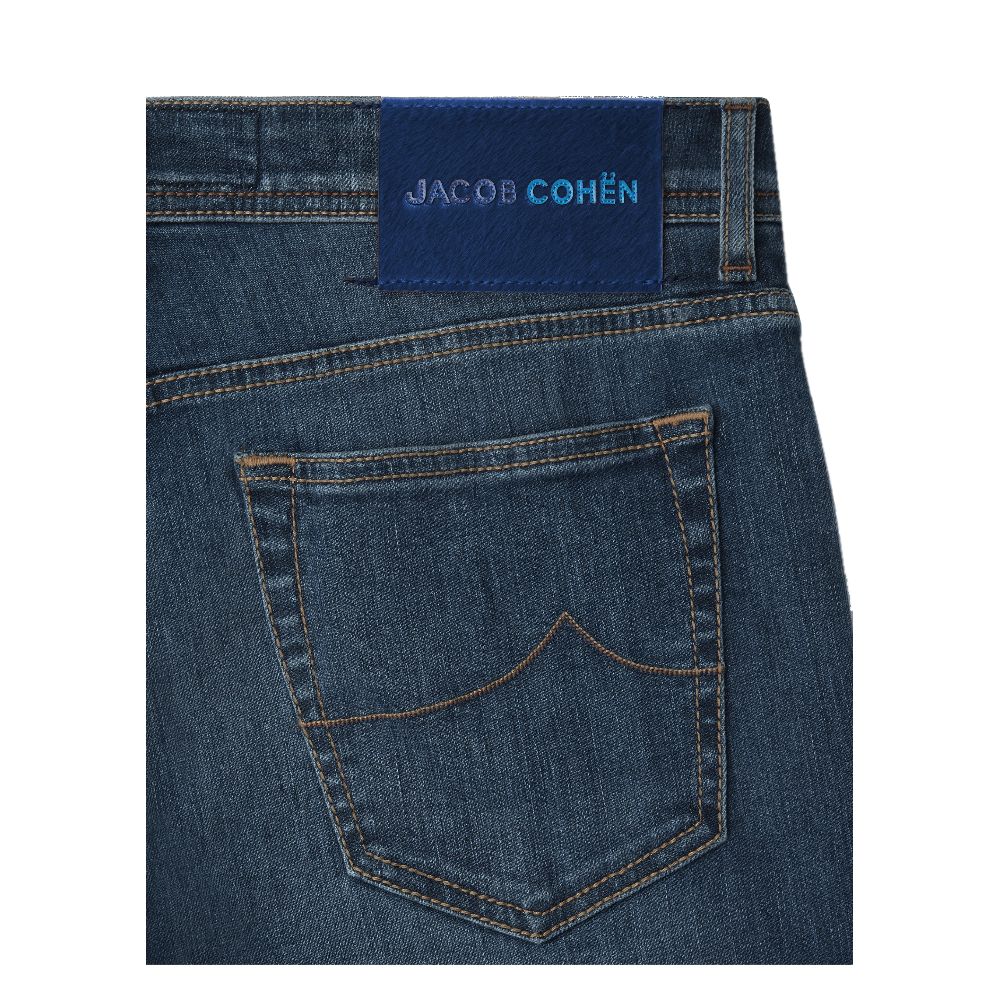 Сині бавовняні джинси та штани Jacob Cohen