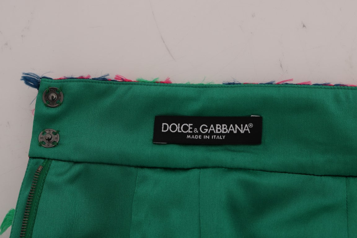 Елегантна жакардова спідниця-олівець із високою талією Dolce &amp; Gabbana