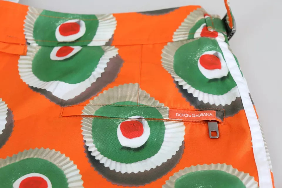 Пляжні шорти Dolce &amp; Gabbana Orange Cupcake