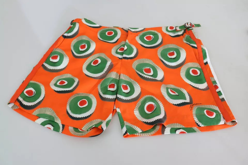 Пляжні шорти Dolce &amp; Gabbana Orange Cupcake