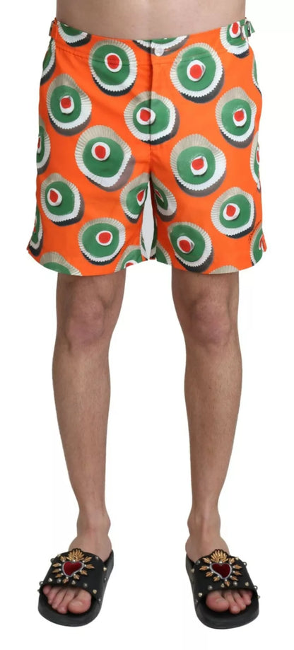 Пляжні шорти Dolce &amp; Gabbana Orange Cupcake