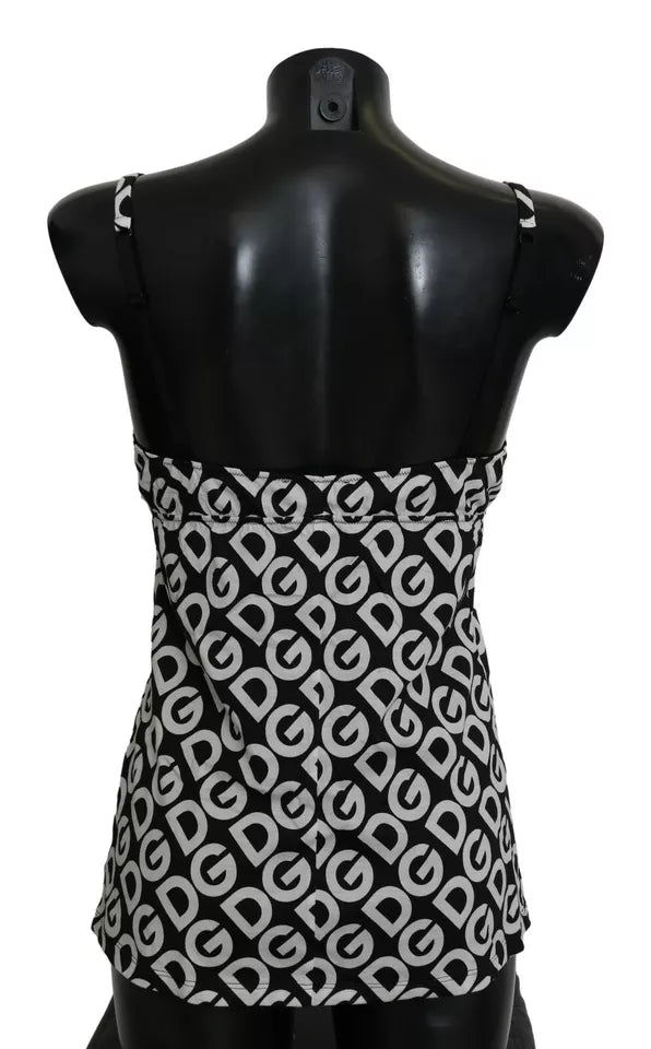 Купальники Dolce &amp; Gabbana Black DG Mania без рукавів