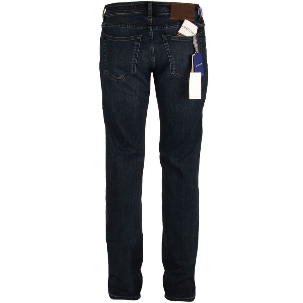 Сині бавовняні чоловічі джинси Jacob Cohen Slim Fit