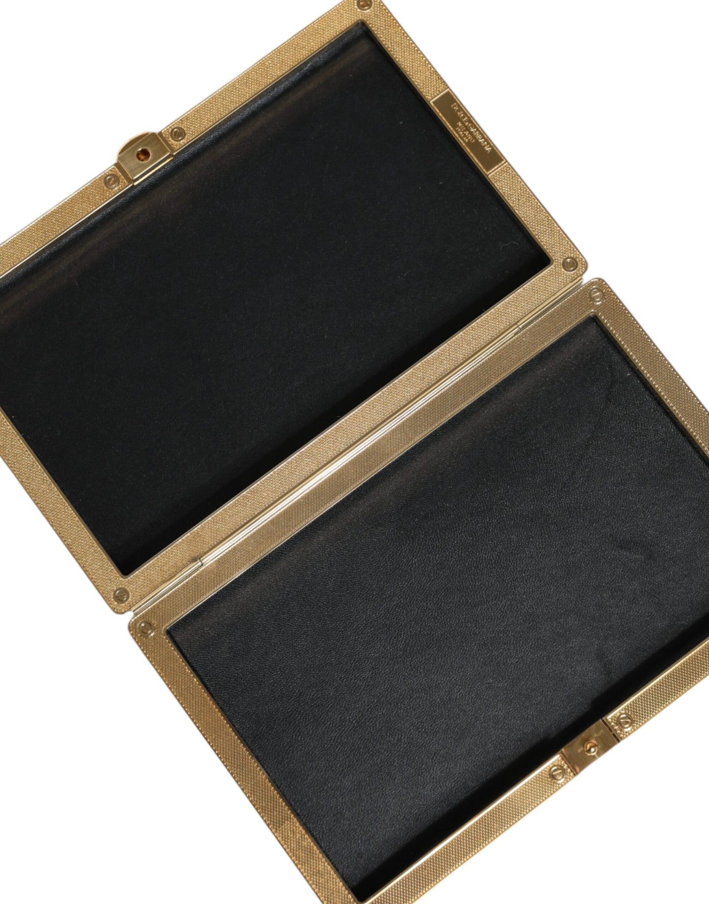 Dolce &amp; Gabbana Gold Crystal Bifold Clutch Evening Party Жіноча сумка-гаманець