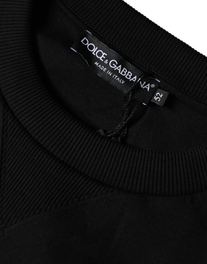 Светр Dolce &amp; Gabbana з чорним леопардовим круглим вирізом