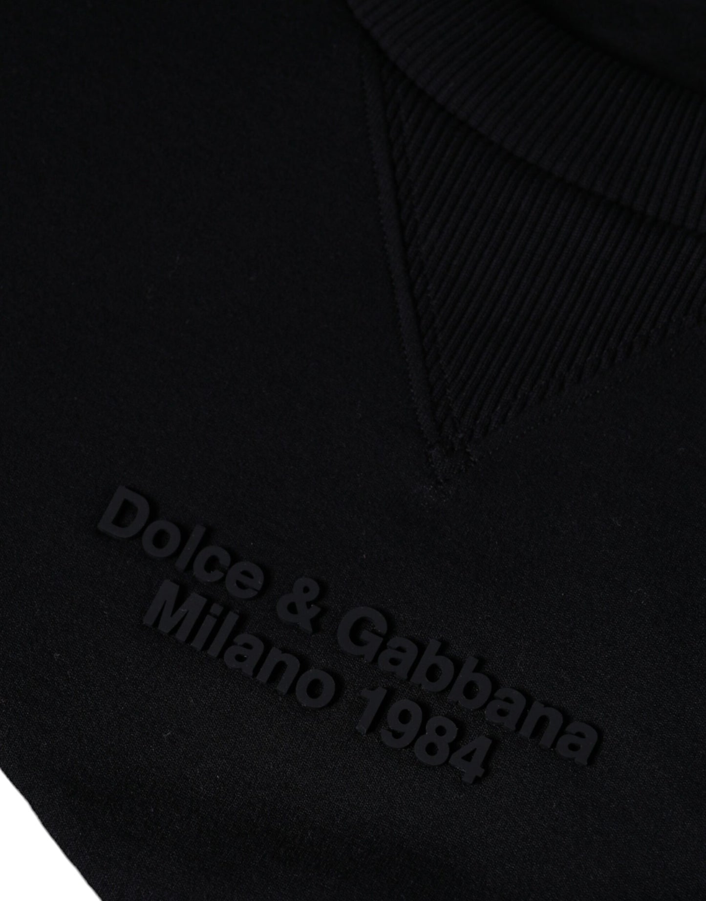 Светр Dolce &amp; Gabbana з чорним леопардовим круглим вирізом