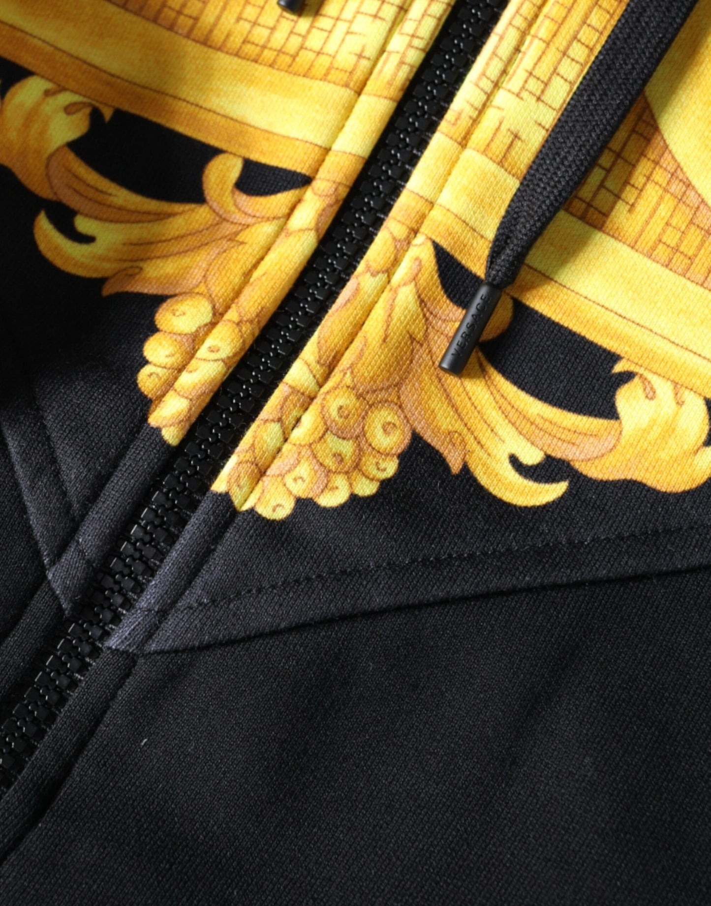 Бавовняна толстовка з капюшоном і принтом Versace Black Medusa