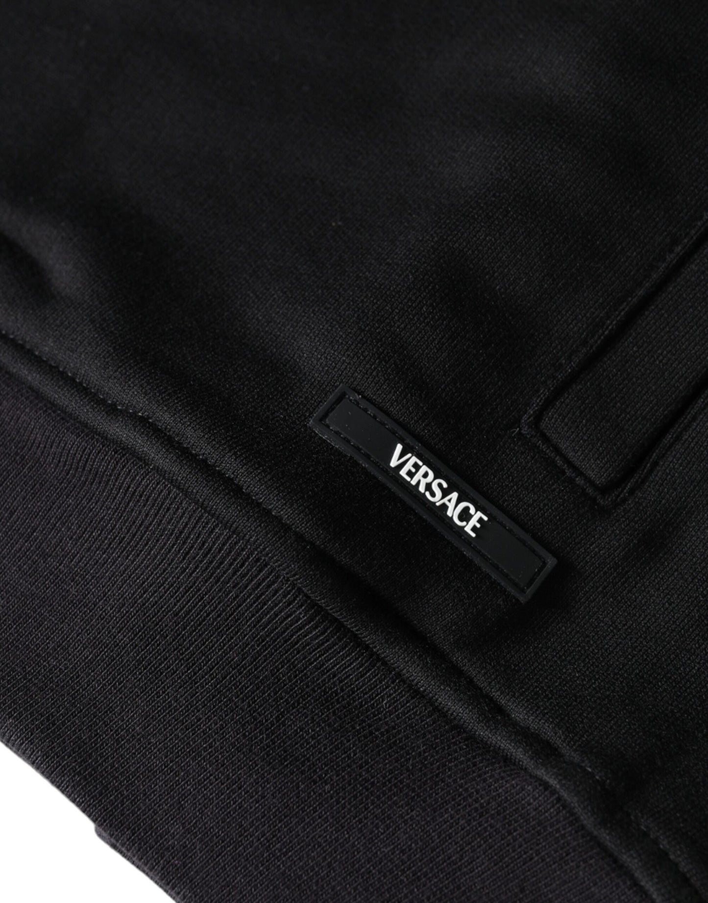 Бавовняна толстовка з капюшоном і принтом Versace Black Medusa