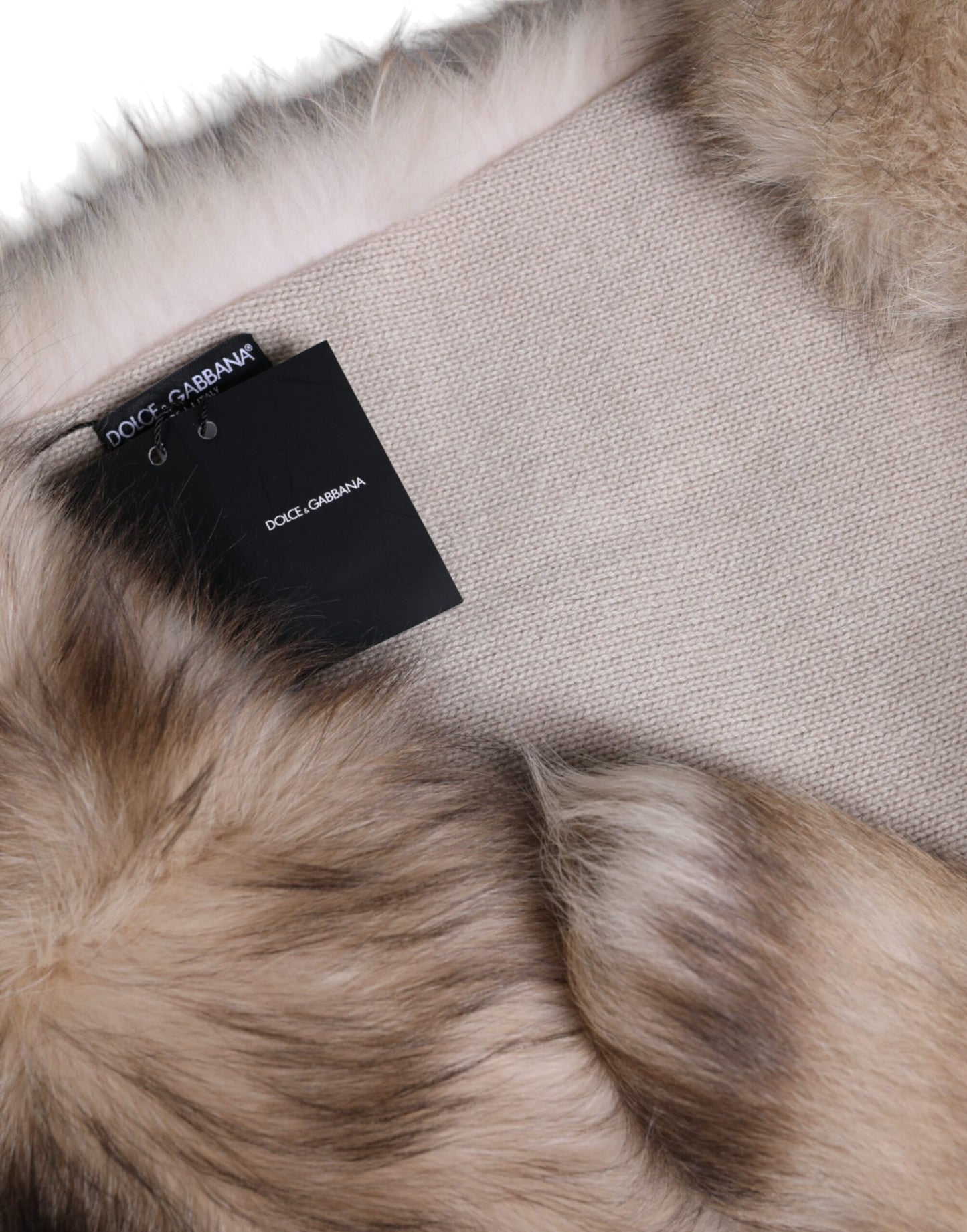 Теплий зимовий шарф Dolce &amp; Gabbana Frost Fox Hutr