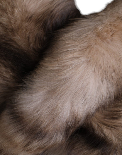 Теплий зимовий шарф Dolce &amp; Gabbana Frost Fox Hutr