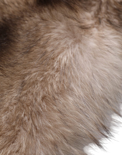 Теплий зимовий шарф Dolce &amp; Gabbana Frost Fox Hutr