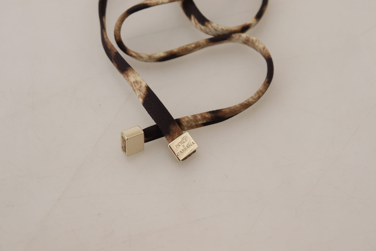 Dolce &amp; Gabbana Коричневий пляжний одяг з леопардовим поясом, купальний костюм, верх бікіні