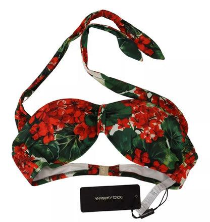 Багатобарвний купальник Dolce &amp; Gabbana з геранью