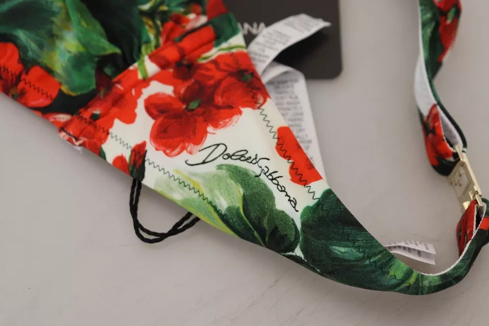 Багатобарвний купальник Dolce &amp; Gabbana з геранью