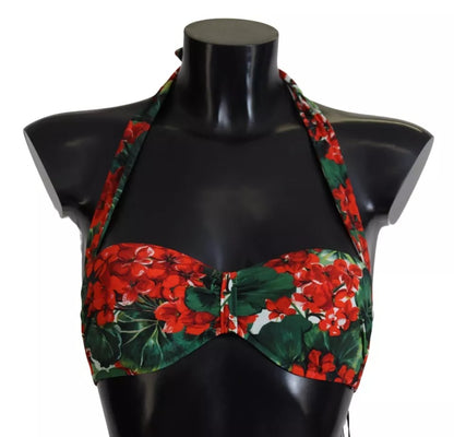 Багатобарвний купальник Dolce &amp; Gabbana з геранью