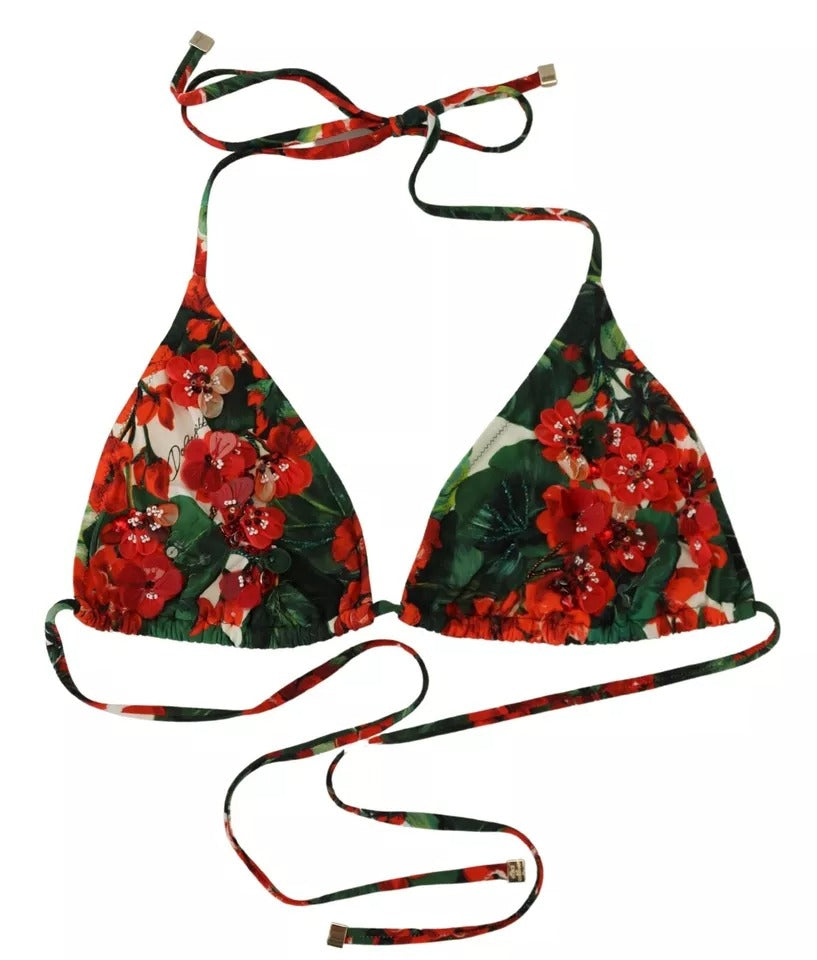 Багатобарвний купальник Dolce &amp; Gabbana з геранью